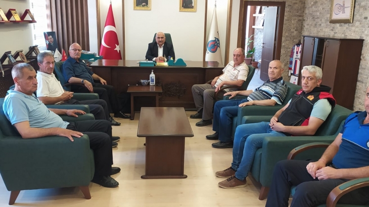 Hak-iş Genel Başkan Yardımcısı Mustafa TAŞTEKİN, Belediyemizi ziyaret etti.